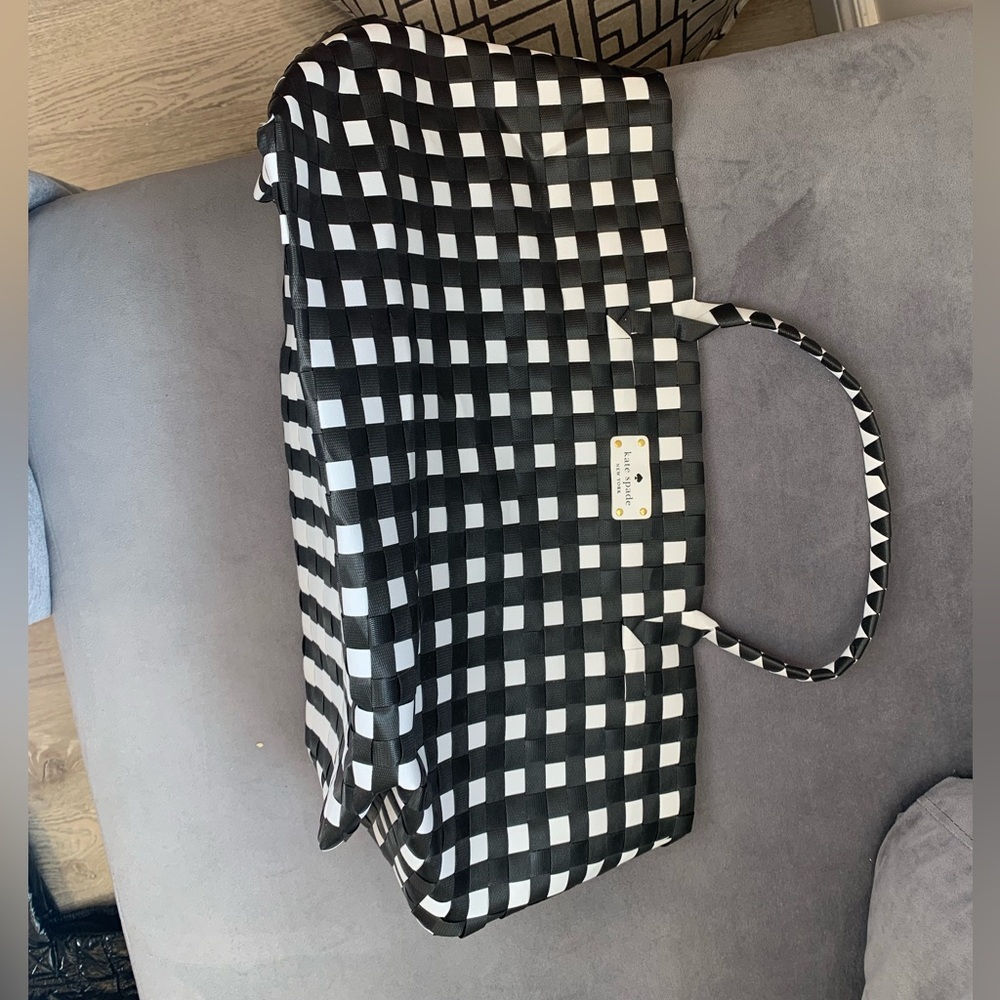 Kate spade woven beach tote